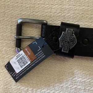 Men’s leather Harley Davidson Scorching belt. Size 38